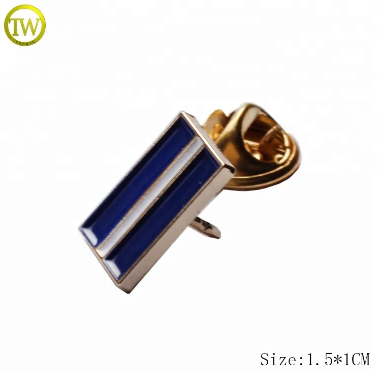 
 Clothing logo badge custom made enamel lapel pin badges with clip pins  <span style=