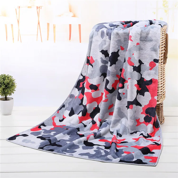 Digital Printing Custom Camouflage Pattern Beach Towel New Style Beach Towels With Logo