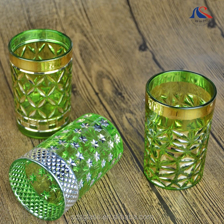 Новое поступление, арабские свадебные сувениры, Марокканское чайное стекло, позолоченная чашка, Турецкая чайная кружка, кофейная кружка