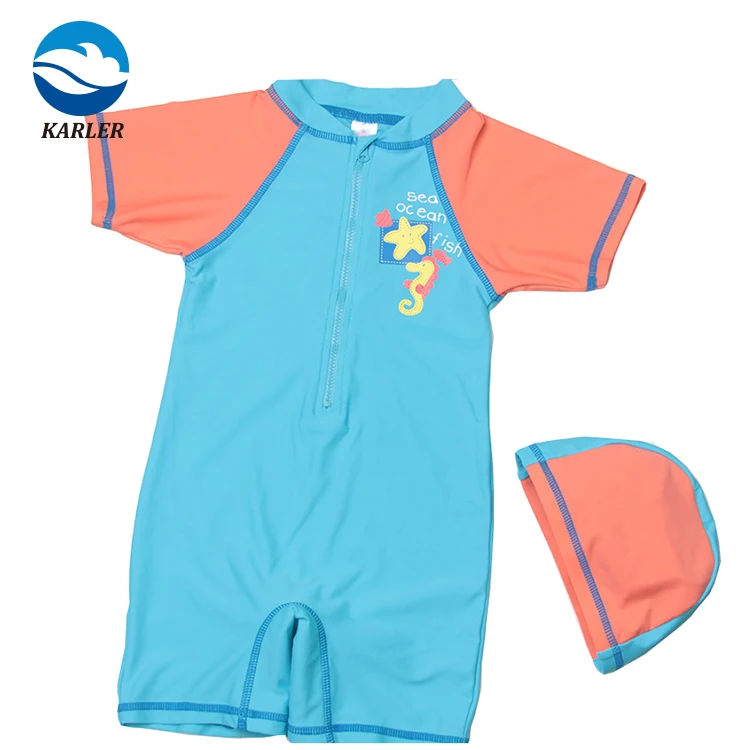 Traje de baño de dibujos animados para niños, protección uv| Alibaba.com