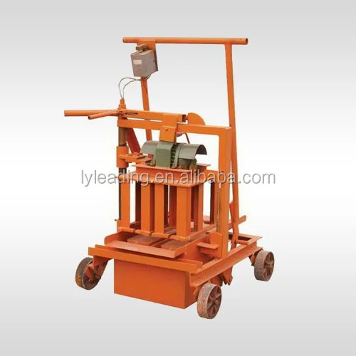 QMY2-45 small cement brick making machine from  movable concrete hollow block machine price-122021