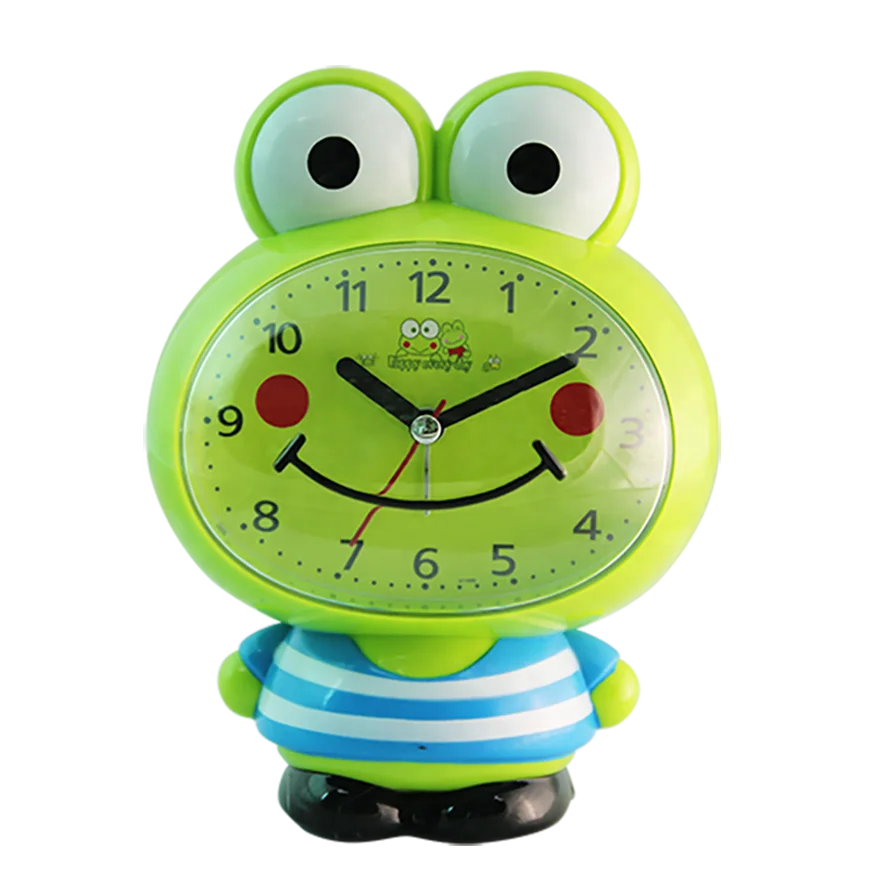 Large Owl Shape Table Clock With Melody & Bell Alarm Voice & Light