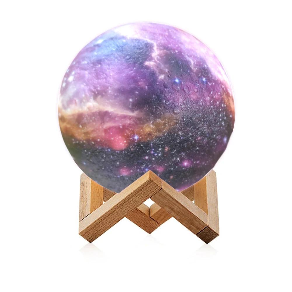 Yunlife, 15 см, звездное небо, лунный ночной 3D светильник, лунная лампа