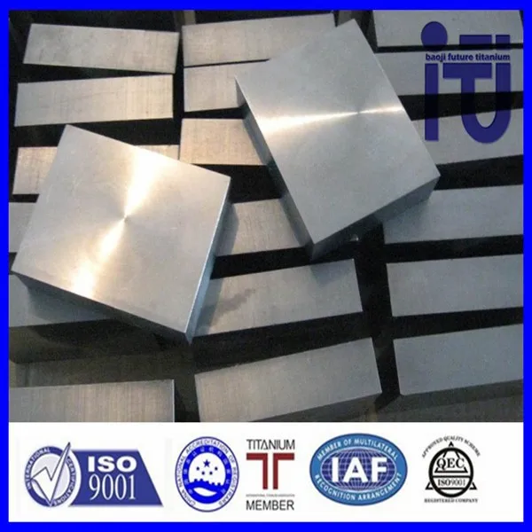 Ti6al4v Eli Titanio Médicos Bloquear Astm Aleación De Titanio F136