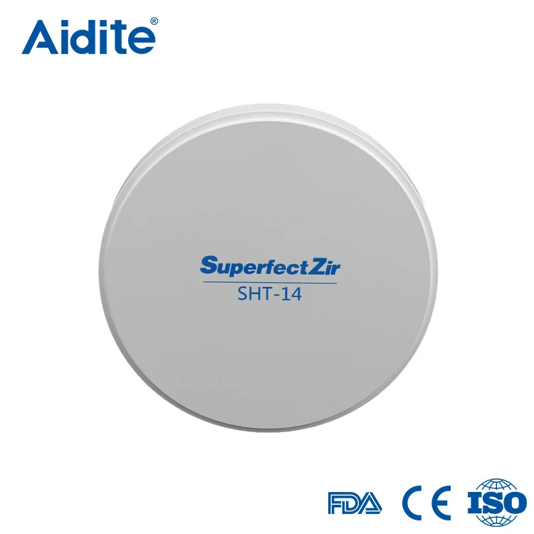 
Суперпрозрачный зубной белый и многослойный циркониевый керамический блок 