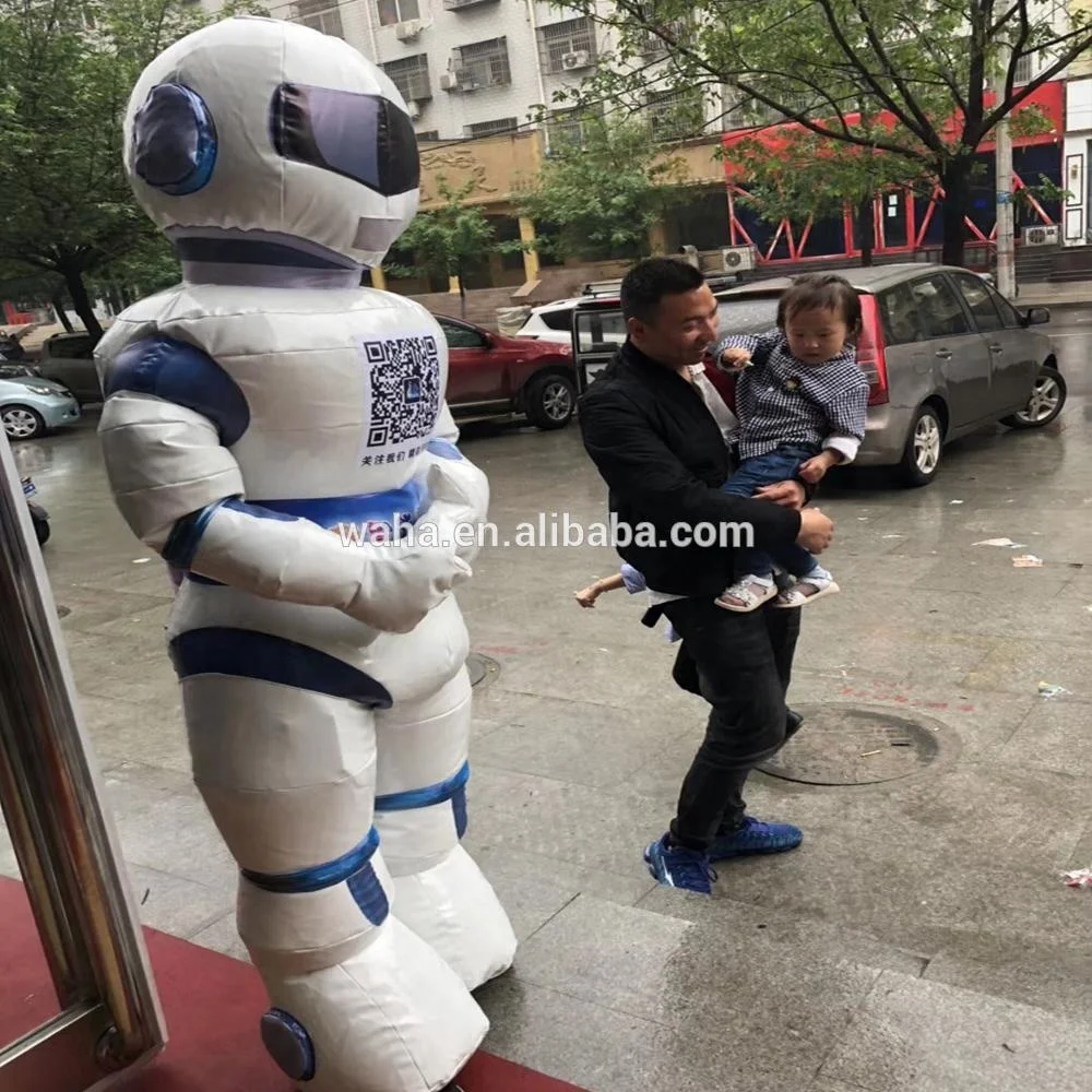 Customized Event Fancy Inflatable Robot Costume for Sale Advertising Amusement Parade Performance