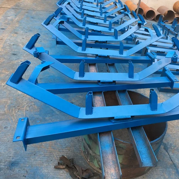 800mm Belt Width Carrying Belt Conveyor Roller With Frame