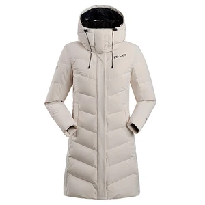 Wholesale Hot Sales Women Winter Long Down Coat Fashion Windbreaker Warm Duck Down Jacket