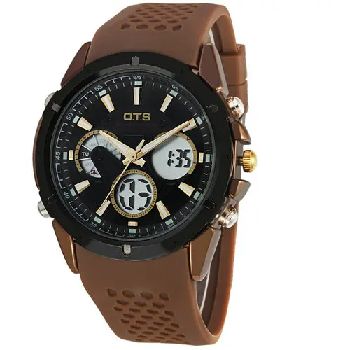 OTS - Men's Watch LED Sports Digital Watch Clock 50M Waterproof Men  Military Wristwatches