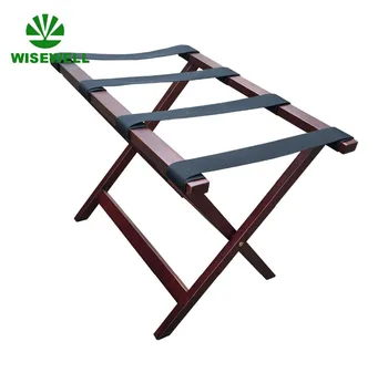 (W-BS-305) solid wood folding hotel baggage suitcase luggage rack
