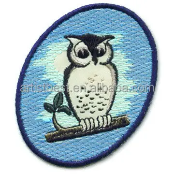 Back Glue Garment Embroidery Patch Adhesive Backing Embroidered Patch