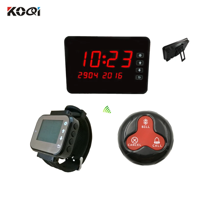Wireless Hotel Restaurant Waiter Calling Button System