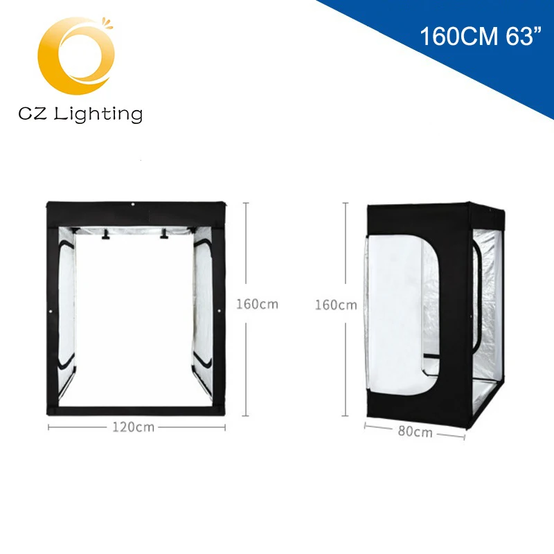 Deep Led Lambency Box 160CM Professional Photography Studio Set 360 degree photo studio box