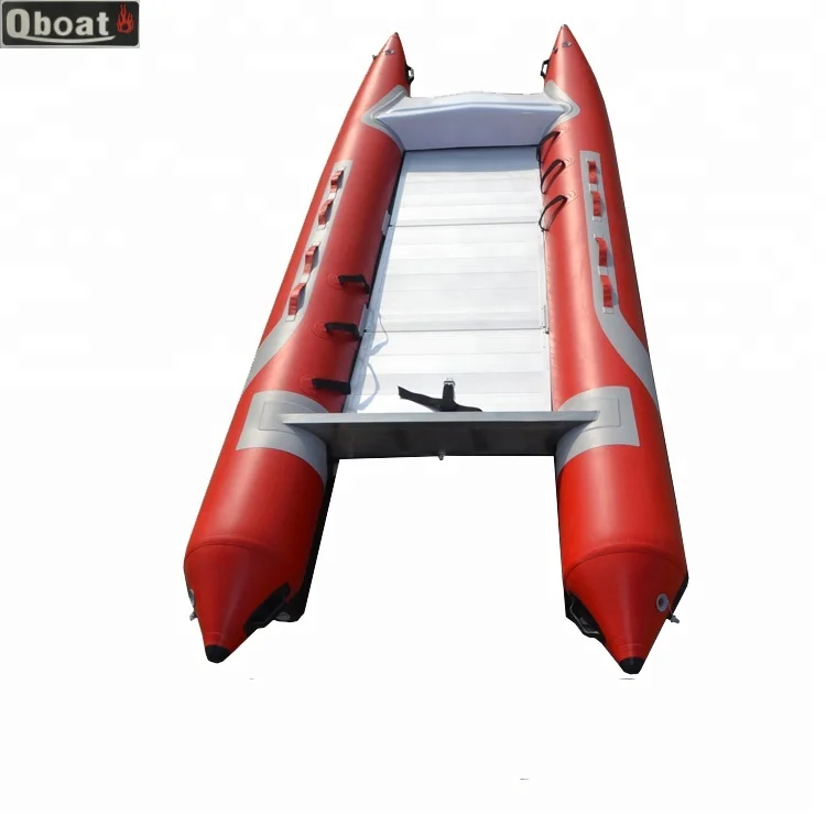 China Manufacturers Factory 15ft Inflatable Catamaran Boat for Sale