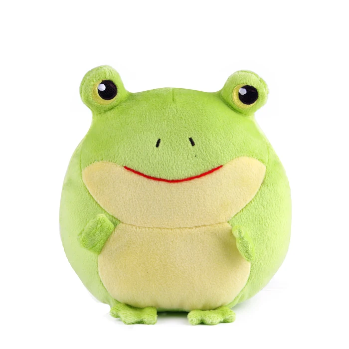 Kawaii Sad Frog Plush Toy Smiling Frog Stuffed Animal Soft Plushie ...