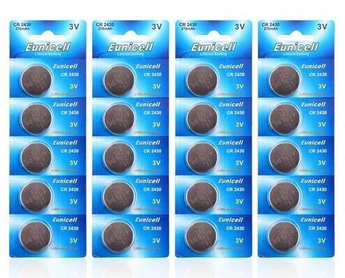 Eunicell Cr2430 Battery Cross Reference Cr2340 3v Lithium Battery