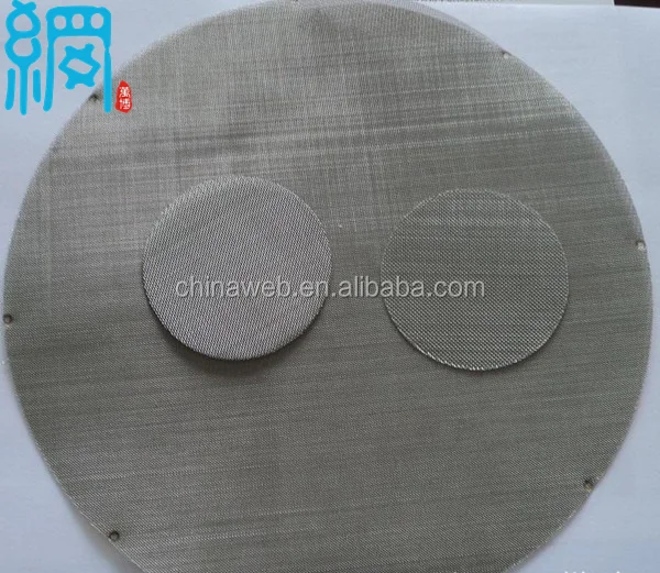 Filter Disc Wire Mesh for Extruder and Plastic Granulator