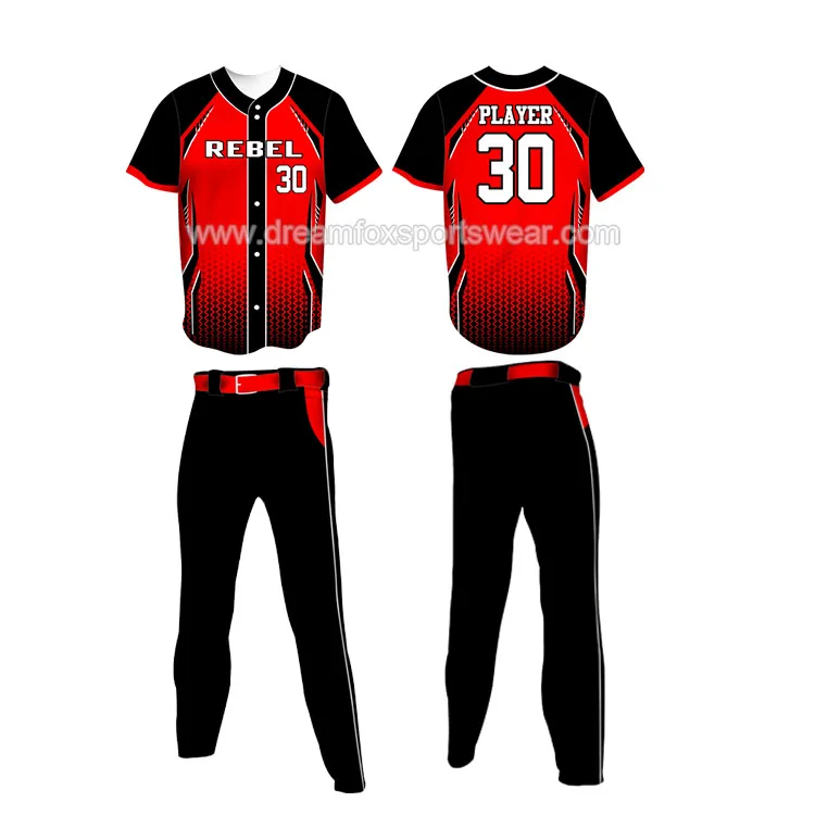 Source USA size professional baseball team jersey custom Teamwear