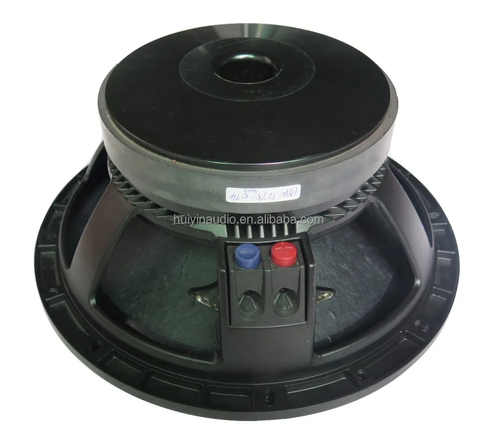 altavoz de graves HiFi de 12 pulgadas, modelo 1275-074, alta eficiencia para audio doméstico, con potencia nominal de 400 W y carcasa metálica pasiva para sistemas de altavoces en línea