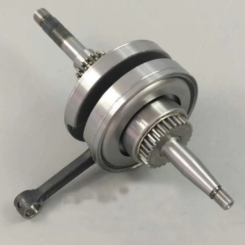 High Quality Steel Forged Motorcycle Crankshaft 48-58HRC Hardness for Spacy 110cc Engine with One Year Warranty