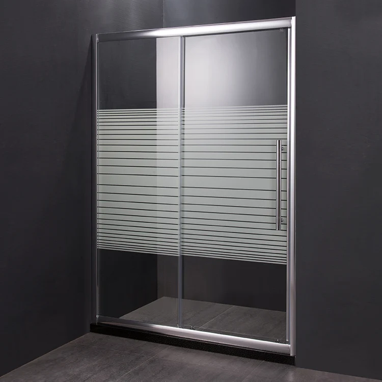 Empuje Para Abrir Templado Deslizante De Cristal De La Ducha Puerta Sin  Marco De La Puerta De Ducha De Vidrio Templado Puerta De Ducha De Vidrio -  Buy Sliding Shower Door,Frameless Glass