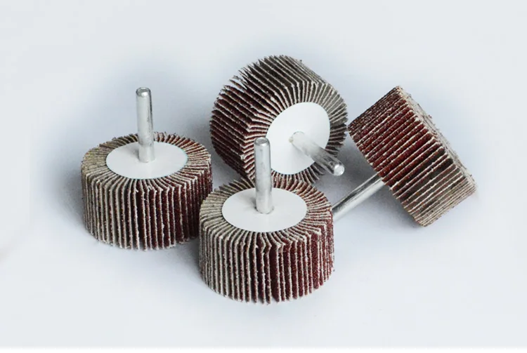 Абразивное откидное колесо с валом для Matel и дерева