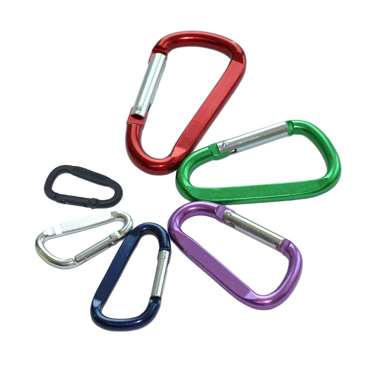 
 Профессиональный карабин в современном стиле, брелок-крючок, плоский квадратный алюминиевый мини-карабин  