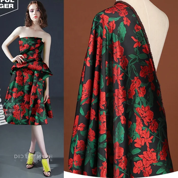 Tela Jacquard Telas Vestidos De Noche Tela De Brocado De Jacquard