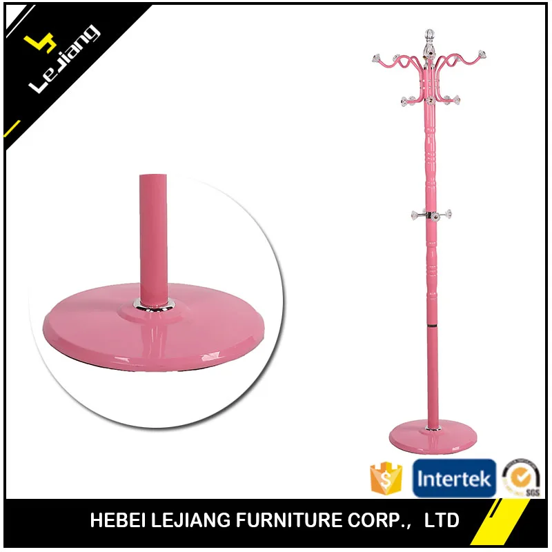floor standing for bathroom coat hanger holder
