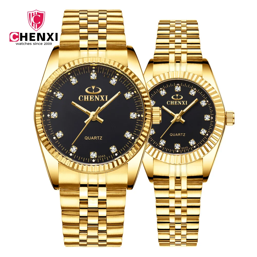 Chenxi 004A Couple Japan Watch Stainless Steel Hand Watch