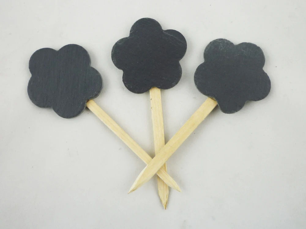 Бабочка Арт Декор 15*6 см четыре формы Обрезной край шифер Садоводство этикетка ярлыки завода сад теги шифер завод маркер