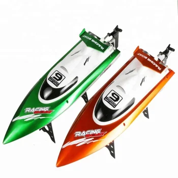 RC　レーシングボートFT009　緑　オレンジ High速度レーシングrcジェットボートFT009趣味モデル4CHヨット30キロ/h