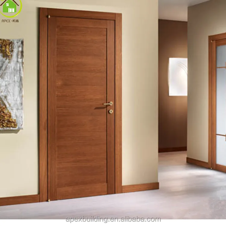 Oak Bedroom Solid Wood Flat Panel Interior Doors Modern Door Fireproof Soundproof Doors Buy Solid Wood Interior Doors Wooden Doors Design Simple Bedroom Door Designs Product On Alibaba Com