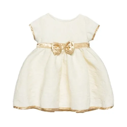 golden baby frock