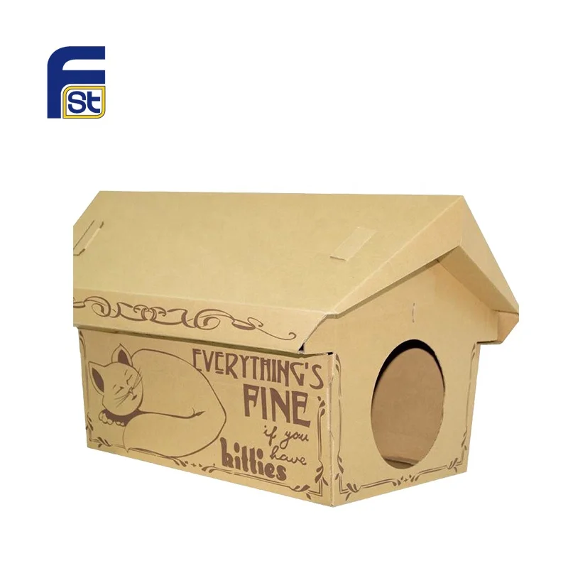Creative Design High Quality Corrugated Cardboard Paper House Furniture