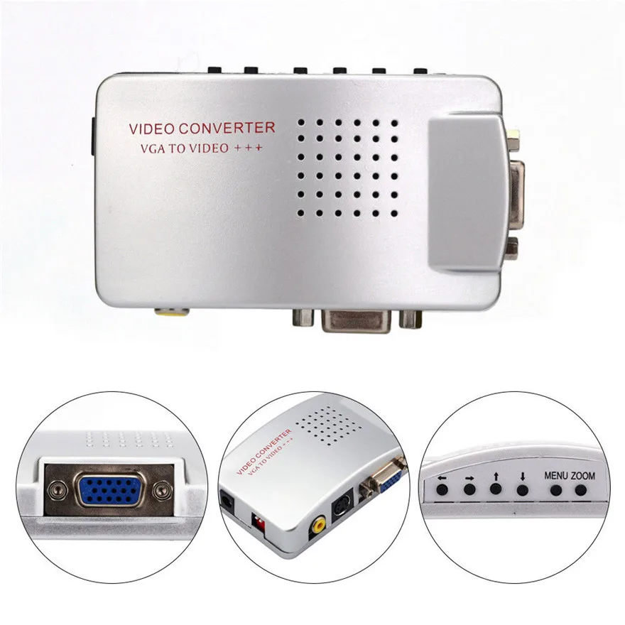 Vga To Monitor To Tv Converter Box Technotech VGA To HDMI