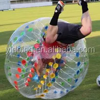 Гигантский пузырьковый шар в красочные точки ПВХ бампер для взрослых горячая Распродажа