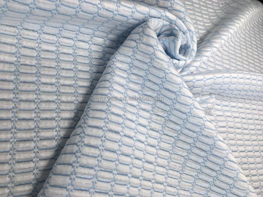 Трикотажная ткань из бамбукового волокна Бамбуковая полиэфирная стеганый жаккардовый матрас