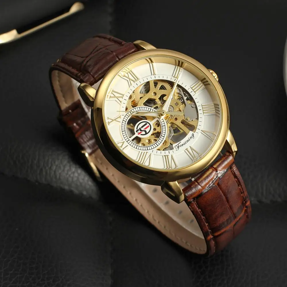 Forsining Custom logo Watch Mechanical Build Your Brand New Fashion Men 2023 for Sale