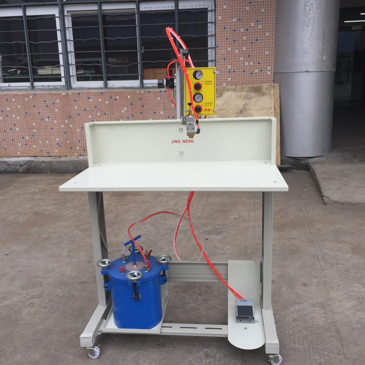 Water Base Glue Spraying Machine Leather Belt Cementing Machine