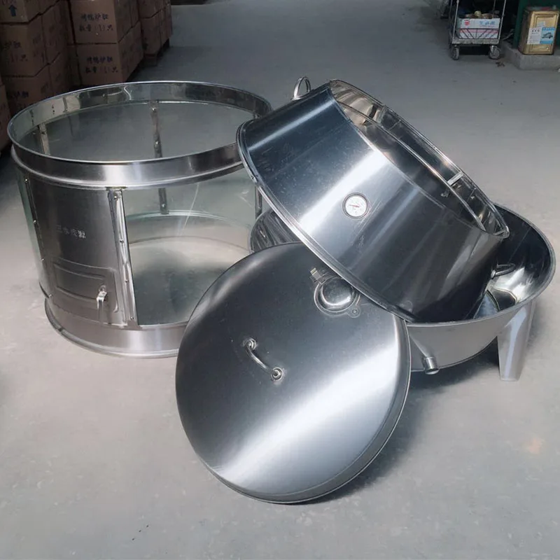 
 Рекламный угольный Жаровня из закаленного стекла для курицы/Пекинской утки  