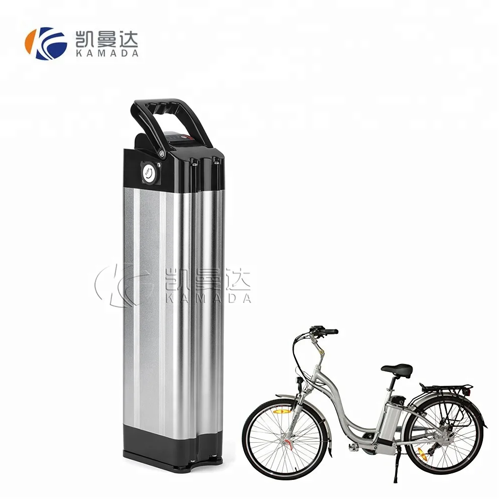 Best price high quality silver fish lithium ion battery for electric bicycle