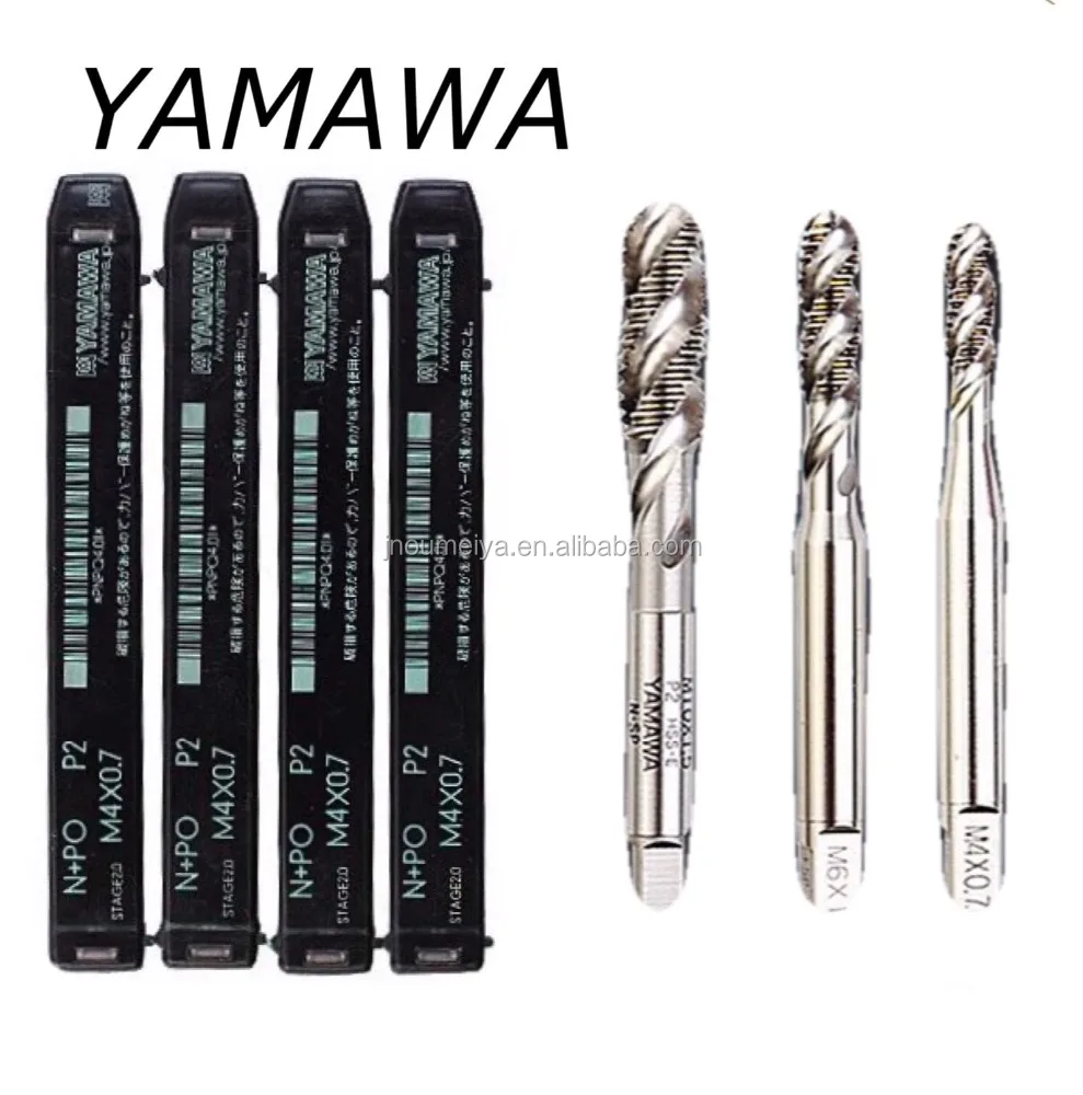 Bright Finish Yamawa TSU06P5NEB4 GH5 Standard Series Hand Tap 3.937 Length 0.906 Thread Length High Speed Steel 