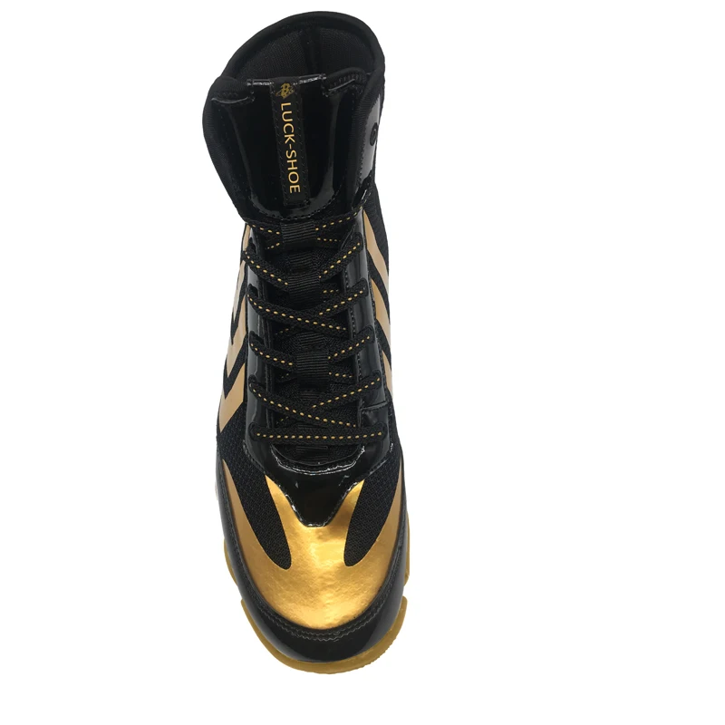 New Design Wholesale MMA High Top Men's Stock Boxing Shoes Combat