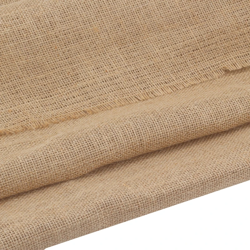 Высококачественный джутовый тканевый мешок льняная ткань для рукоделия украшение