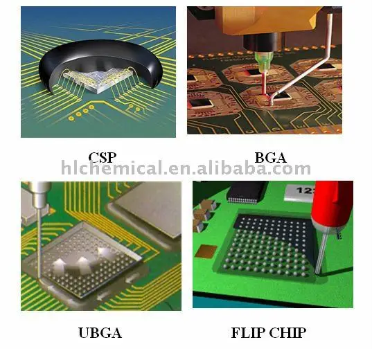 Epoxy Underfill Encapsulant For CSP/BGA/uBGA of mobile phone, laptop