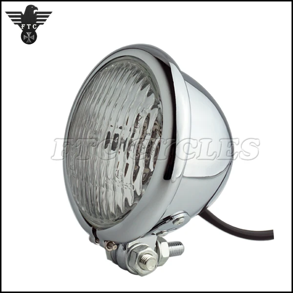 Классическая мотоциклетная фара 4 5 дюйма для Кафе racer мотоциклетные