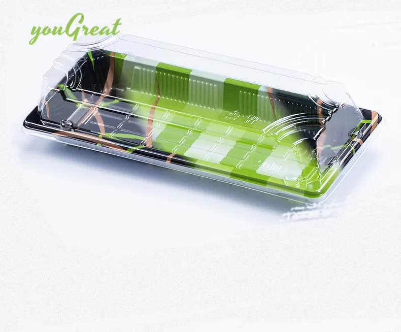 Wholesale Disposable Sushi Container Transparent Plastic Take Away
