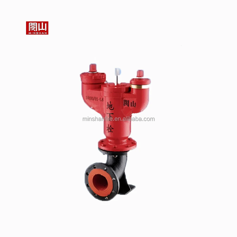 high quality wall mounted red steel fire hydrant