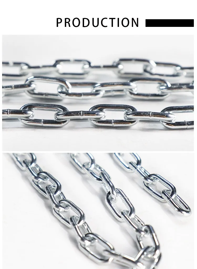 source 镀锌铁链din766 3-26毫米焊接链镀锌链节链 on m.alibaba.com